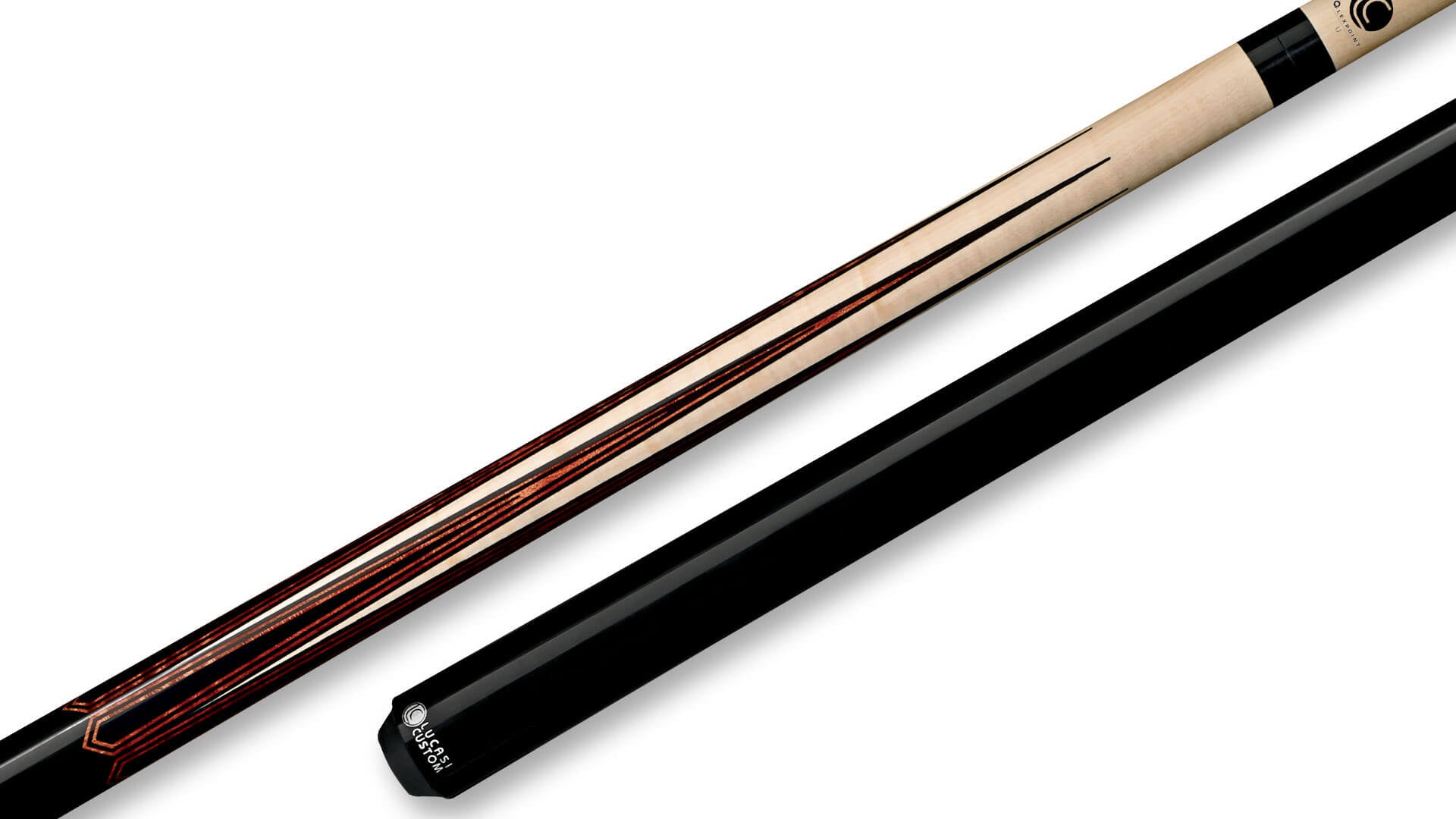 Lucasi LZSP 1 Pool Cue - Performance Inlay Points | Zero Flex Low Deflection Shaft | Uni-Loc Joint | Everest Tip