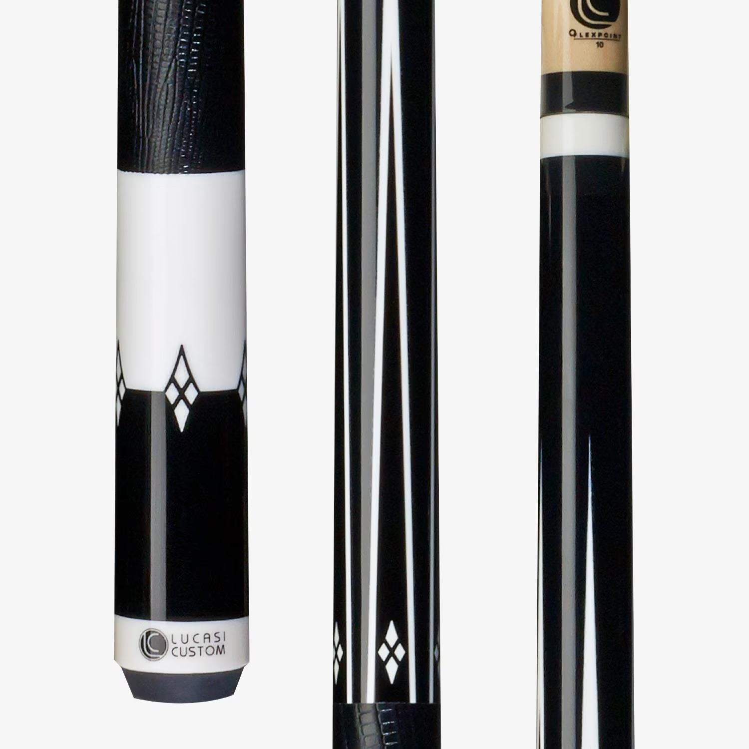 Lucasi LZSE 6 Pool Cue - Precision Inlay Features | Zero Flex Low Deflection Shaft | Uni-Loc Joint | Everest Tip