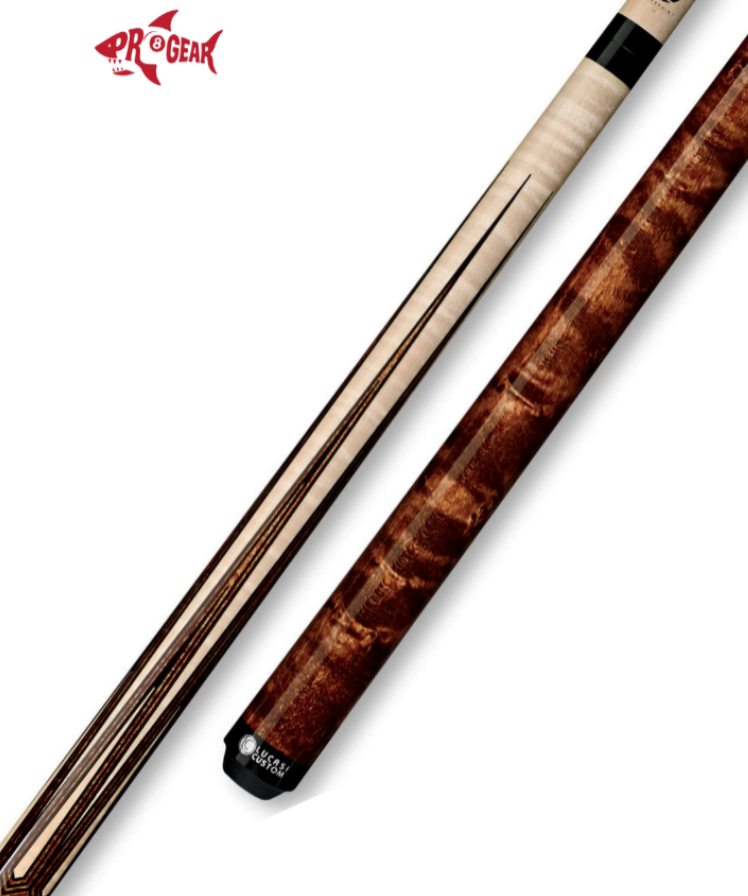 Lucasi LZSP 2 Pool Cue - Sleek Exotic Design | Zero Flex Low Deflection Shaft | Uni-Loc Joint | Everest Tip