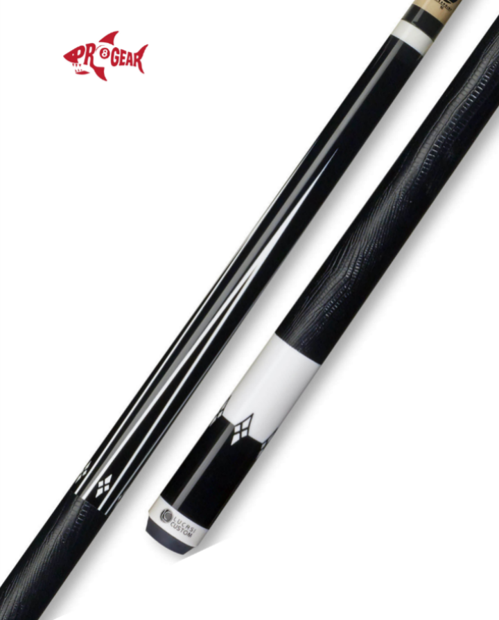 Lucasi LZSE 6 Pool Cue - Precision Inlay Features | Zero Flex Low Deflection Shaft | Uni-Loc Joint | Everest Tip
