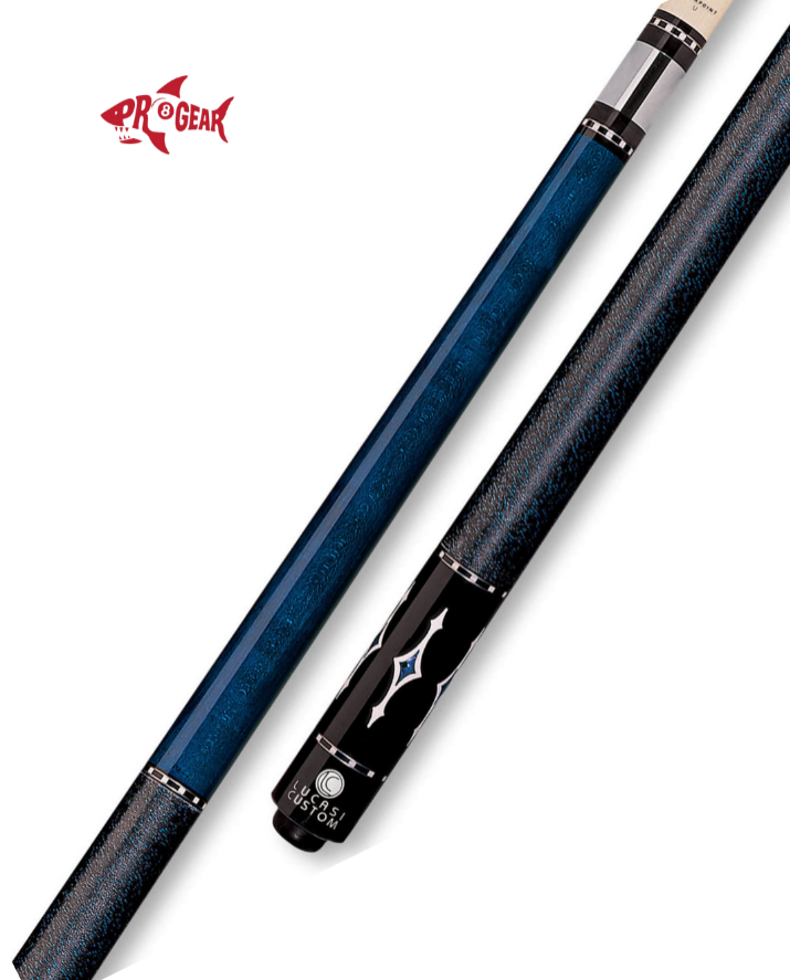 Lucasi LZE 7 Pool Cue - Elegant Exotic Inlays | Zero Flex Low Deflection Shaft | Uni-Loc Joint | Everest Tip