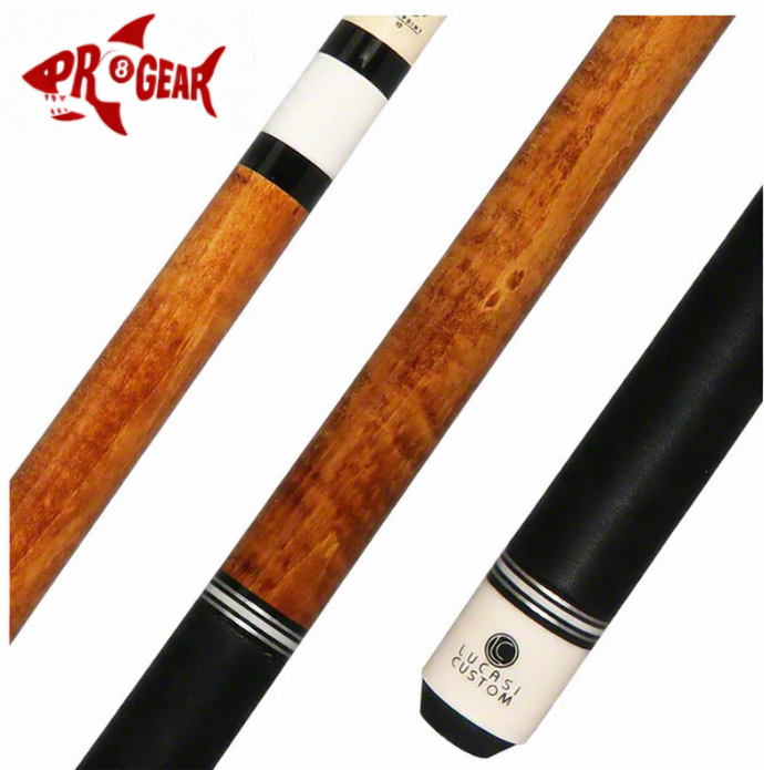 Lucasi LZCB 7 Pool Cue - Exotic Bocote Points | Zero Flex Low Deflection Shaft | Uni-Loc Joint | Everest Tip