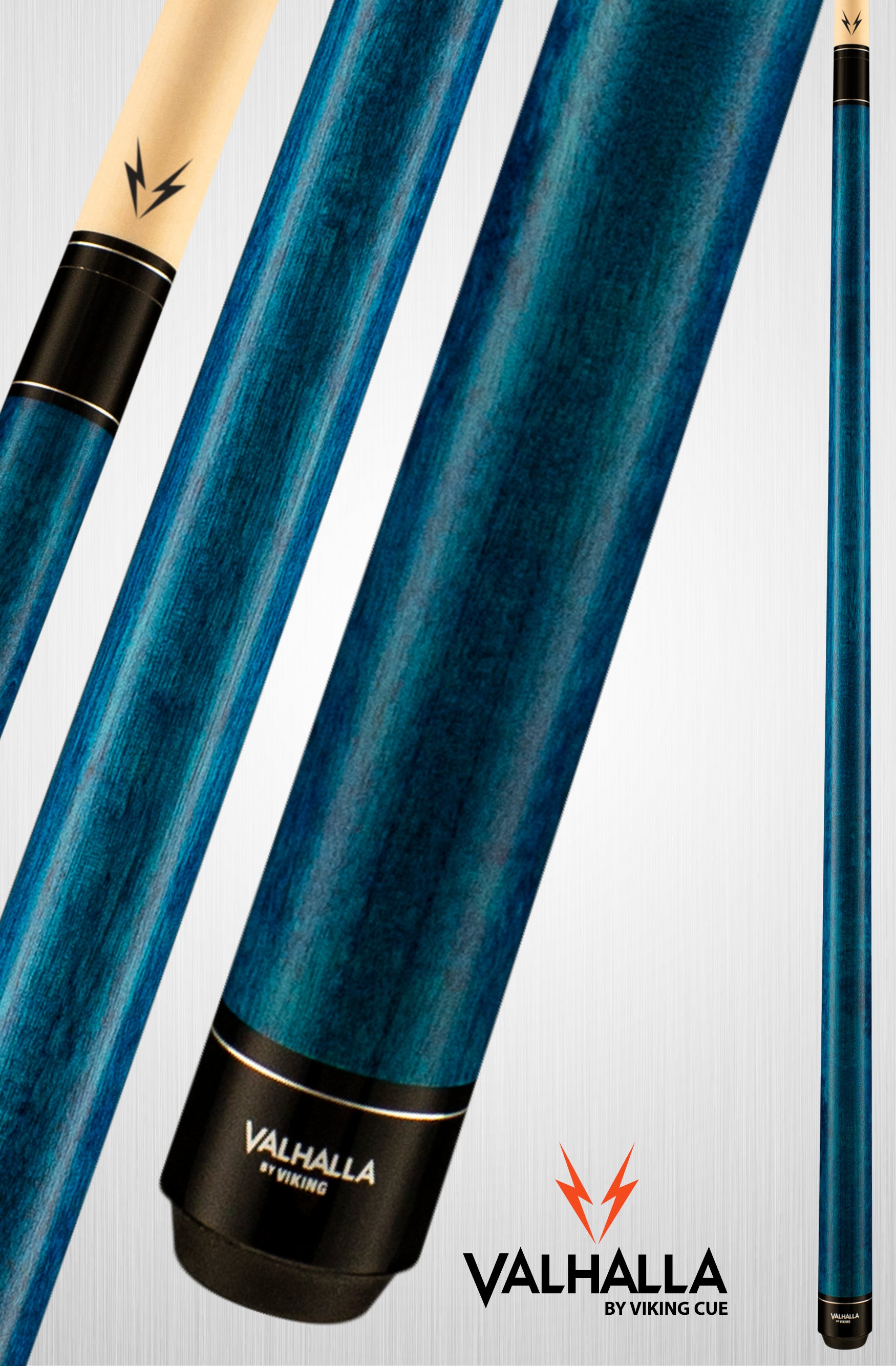 Viking Valhalla VA103 Blue Pool Cue No Wrap