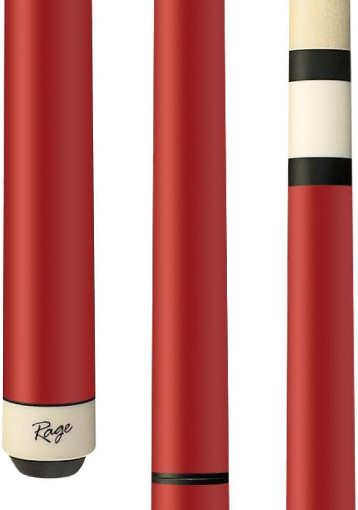 Rage RGJBHH Heavy Hitter Red Jump Break Pool/Billiards Cue Stick