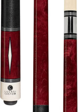 Lucasi LZD 1 Pool Cue - Designer Inlay Accents | Zero Flex Low Deflection Shaft | Uni-Loc Joint | Everest Tip