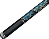 Lucasi LUX- 37 Pool Cue - Exotic Wood Inlays | Zero Flex Low Deflection Shaft | Uni-Loc Joint | Everest Tip