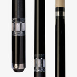 Lucasi LZC 44 Pool Cue - Exotic Inlay Design | Zero Flex Low Deflection Shaft | Uni-Loc Joint | Everest Tip