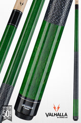 Viking Valhalla VA115 Green Pool Cue Linen Wrap
