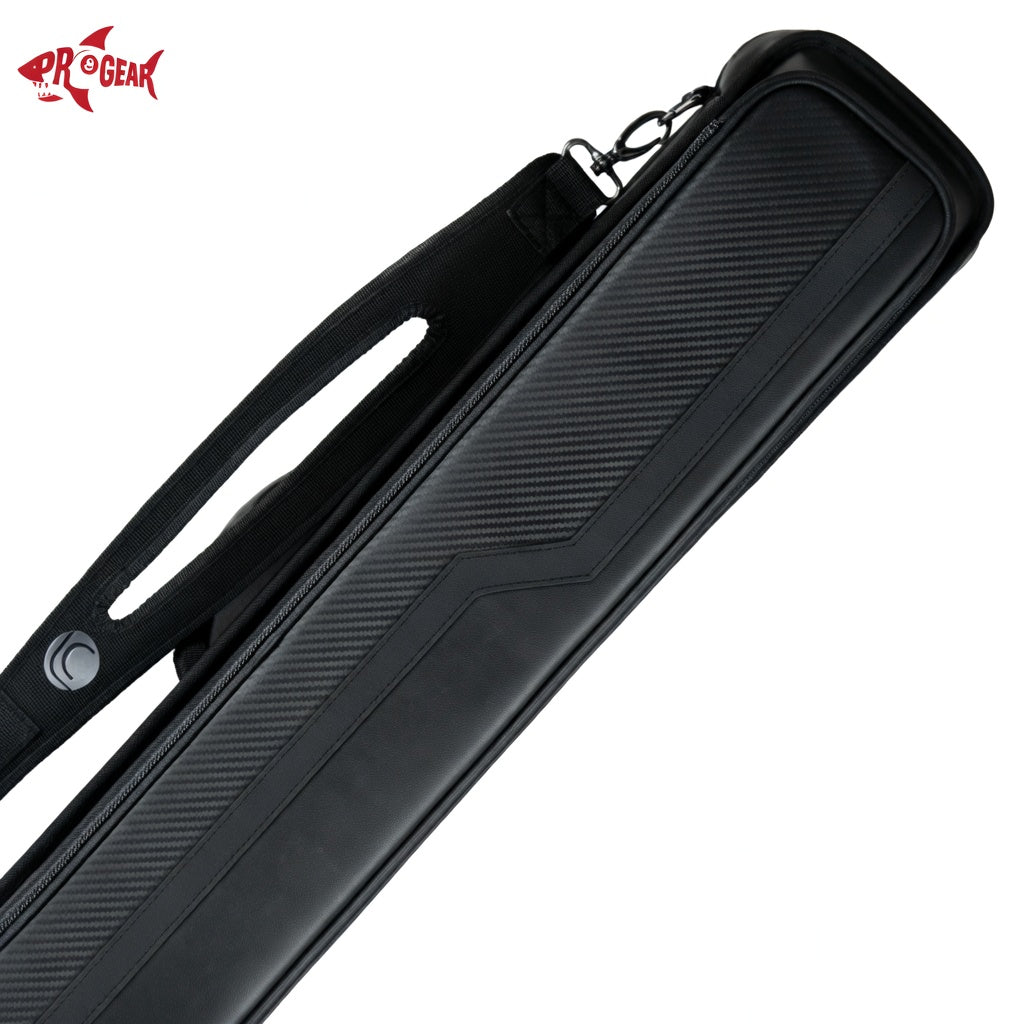 Lucasi LC748B 4x8 Pool Cue Case – Carbon Fiber Soft Case, Black