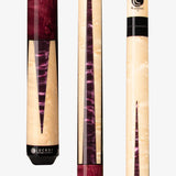 Lucasi LZC 17 Pool Cue - Exotic Points Design | Zero Flex Low Deflection Shaft | Uni-Loc Joint | Everest Tip