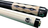 Lucasi LZ2004 BK Pool Cue - Black Birdseye Inlays | Zero Flex Low Deflection Shaft | Uni-Loc Joint | Everest Tip