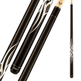 Viking Valhalla Series VA204 Black Monochromatic Pool Cue