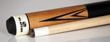 Players C802 Pool Cue - Natural Maple Points | Hard Rock Maple | Le Pro Tip | Irish Linen Wrap | Lifetime Warranty