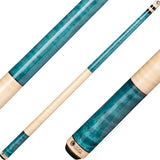 Lucasi LZ2000 SP-T Pool Cue - Teal Exotic Design | Zero Flex Low Deflection Shaft | Uni-Loc Joint | Everest Tip