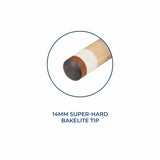 Players JB8 Pool Cue - Reinforced Jump Break Cue | Hard Rock Maple | Le Pro Tip | Irish Linen Wrap | Lifetime Warranty