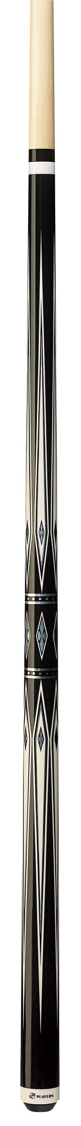 Players G-3372 Pool Cue - Birdseye Graphic Inlays | Hard Rock Maple | Le Pro Tip | Irish Linen Wrap | Lifetime Warranty