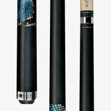 Lucasi LUX- 37 Pool Cue - Exotic Wood Inlays | Zero Flex Low Deflection Shaft | Uni-Loc Joint | Everest Tip