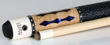 Lucasi LZ2004 NB Pool Cue - Natural Birdseye Inlays | Zero Flex Low Deflection Shaft | Uni-Loc Joint | Everest Tip