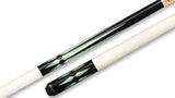 Lucasi LZC 48 Pool Cue - Zebrawood Black White Inlays | Zero Flex Low Deflection Shaft | Uni-Loc Joint | Everest Tip
