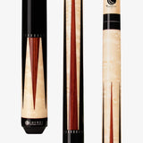 Lucasi LZC 41 Pool Cue - Birdseye Black Rengas Inlays | Zero Flex Low Deflection Shaft | Uni-Loc Joint | Everest Tip