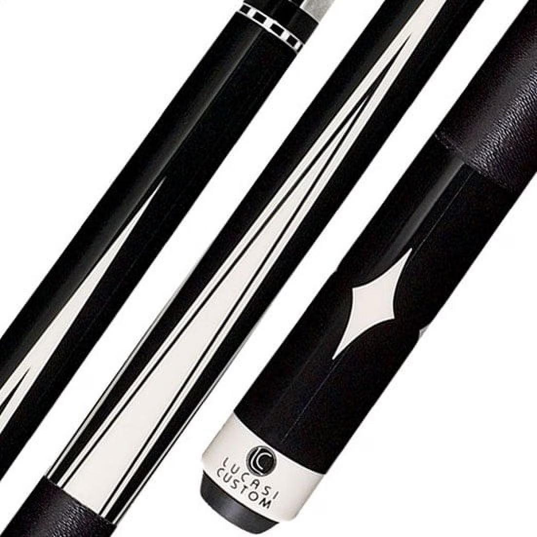 Lucasi LZSE 6 Pool Cue - Precision Inlay Features | Zero Flex Low Deflection Shaft | Uni-Loc Joint | Everest Tip