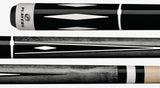 Players C807 Pool Cue - Overlay White Points | Hard Rock Maple | Le Pro Tip | Irish Linen Wrap | Lifetime Warranty
