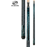 Players G-1002 Pool Cue - Stone Graphic Accents | Hard Rock Maple | Le Pro Tip | Irish Linen Wrap | Lifetime Warranty