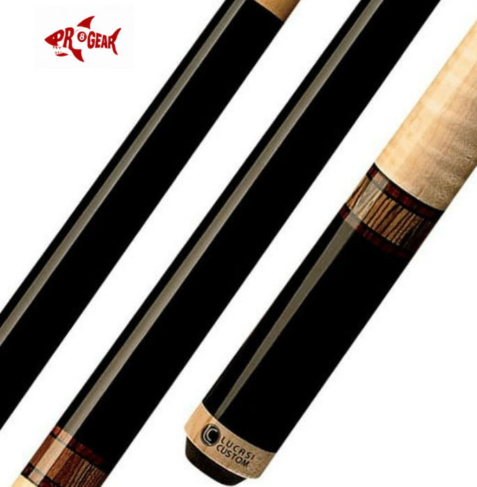 Lucasi LZC 12 Pool Cue - Birdseye Maple Inlays | Zero Flex Low Deflection Shaft | Uni-Loc Joint | Everest Tip