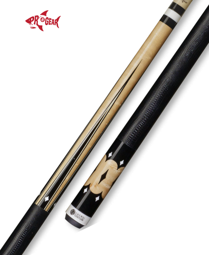 Lucasi LZSE 5 Pool Cue - Stylish Points Design | Zero Flex Low Deflection Shaft | Uni-Loc Joint | Everest Tip