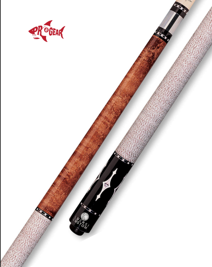 Lucasi LZE 9 Pool Cue - Premium Inlay Design | Zero Flex Low Deflection Shaft | Uni-Loc Joint | Everest Tip