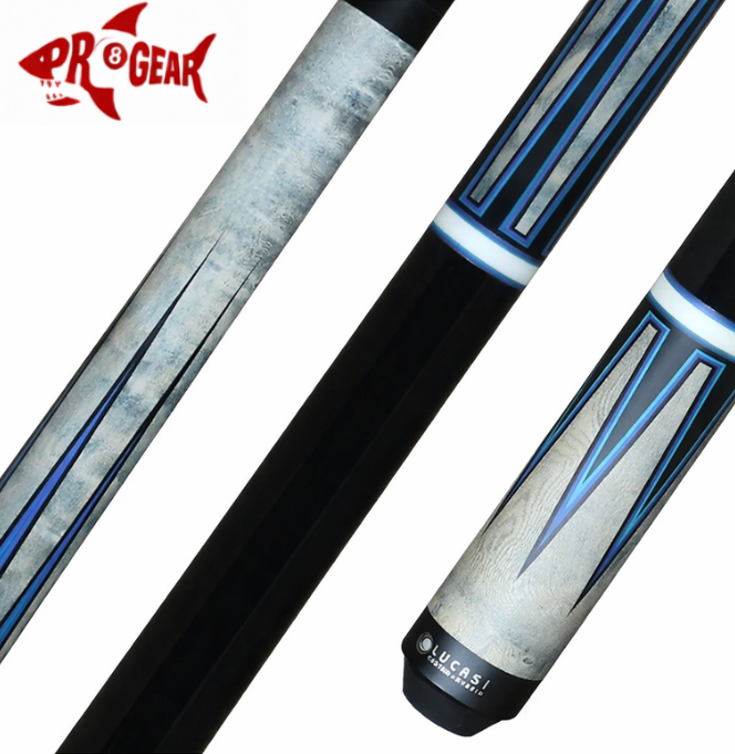 Lucasi LZC 53 Pool Cue - Detailed Points Inlays | Zero Flex Low Deflection Shaft | Uni-Loc Joint | Everest Tip