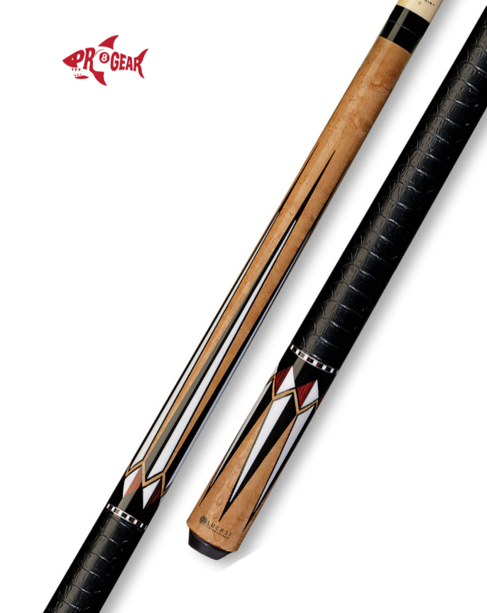 Lucasi LZC 31 Pool Cue - Antique Birdseye & Bone Inlays | Zero Flex Low Deflection Shaft | Uni-Loc Joint | Everest Tip