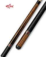 Lucasi LZC 26 Pool Cue - Bocote Silver Crush Inlays | Zero Flex Low Deflection Shaft | Uni-Loc Joint | Everest Tip