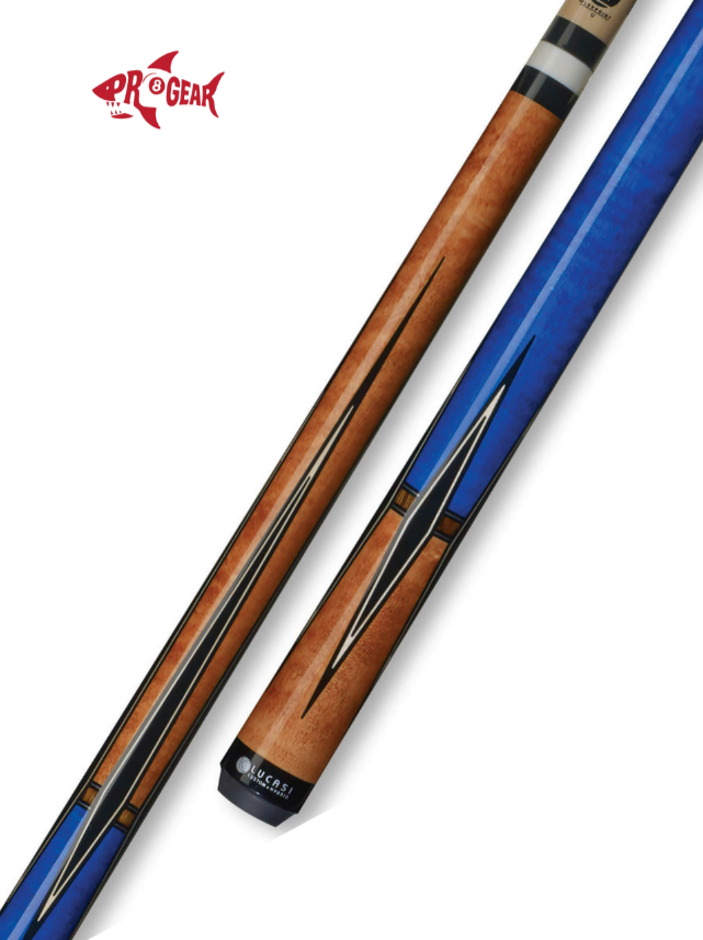 Lucasi LZC 19 Pool Cue - Custom Inlay Accents | Zero Flex Low Deflection Shaft | Uni-Loc Joint | Everest Tip
