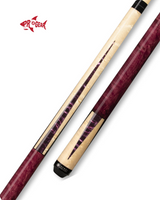 Lucasi LZC 17 Pool Cue - Exotic Points Design | Zero Flex Low Deflection Shaft | Uni-Loc Joint | Everest Tip