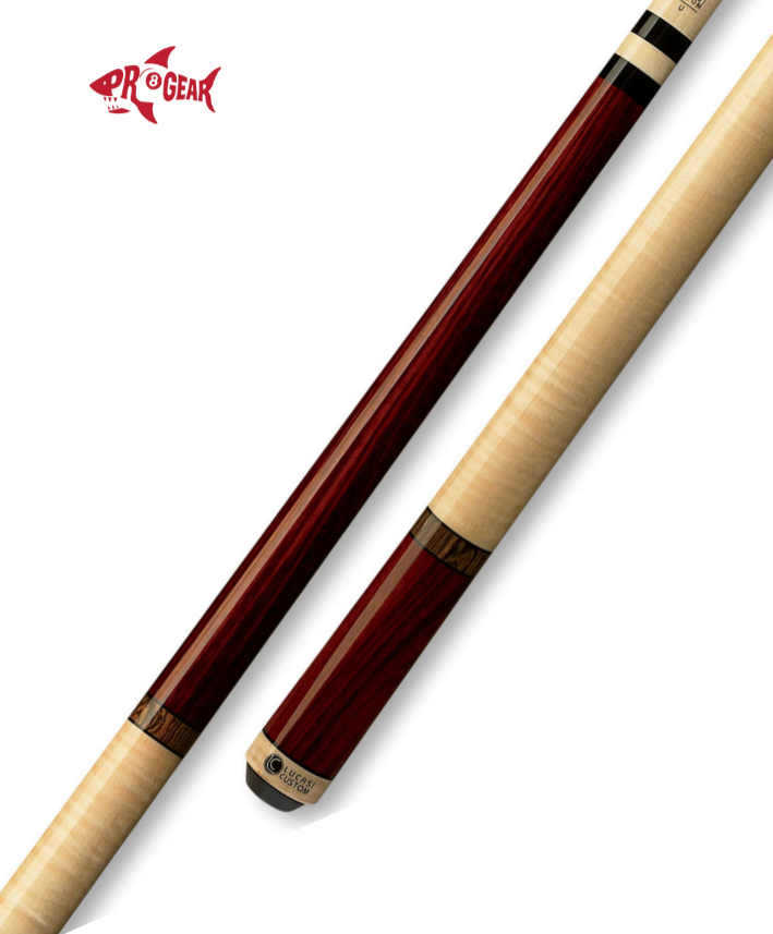Lucasi LZC 11 Pool Cue - Blue Crush Inlays | Zero Flex Low Deflection Shaft | Uni-Loc Joint | Everest Tip