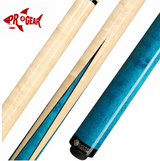 Lucasi LZ2000 SP-T Pool Cue - Teal Exotic Design | Zero Flex Low Deflection Shaft | Uni-Loc Joint | Everest Tip