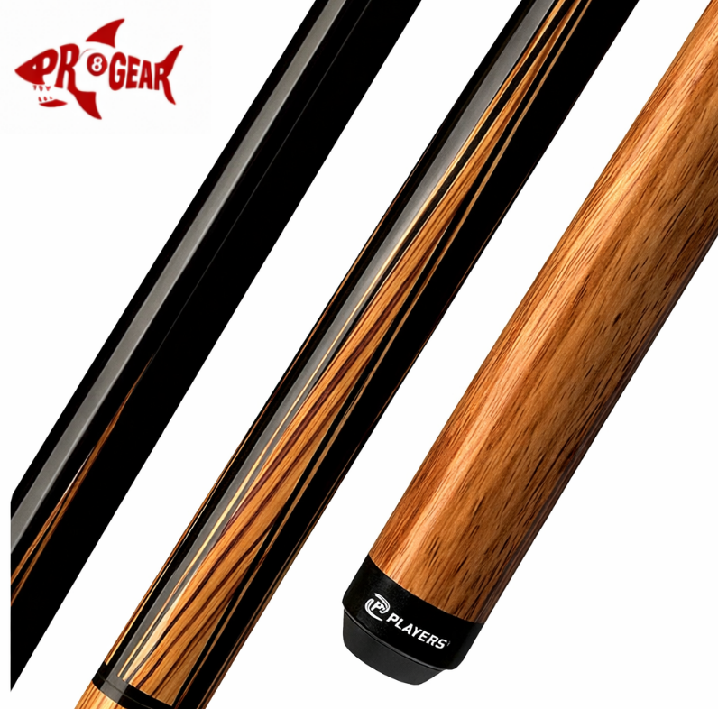 Players JB12 Pool Cue - Jump Break Heavy Hitter | Hard Rock Maple | Le Pro Tip | Irish Linen Wrap | Lifetime Warranty