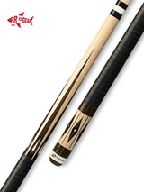 Players G-3384 Pool Cue - Graphic Veneer Inlays | Hard Rock Maple | Le Pro Tip | Irish Linen Wrap | Lifetime Warranty