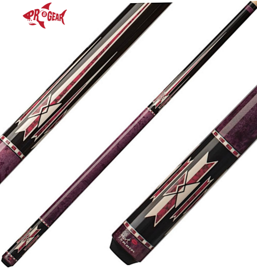 Players F-2611 Pool Cue - Precision Inlay Features | Hard Rock Maple | Le Pro Tip | Irish Linen Wrap | Lifetime Warranty