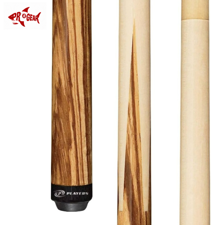 Players E-5100 Pool Cue - Performance Inlays | Hard Rock Maple | Le Pro Tip | Irish Linen Wrap | Lifetime Warranty