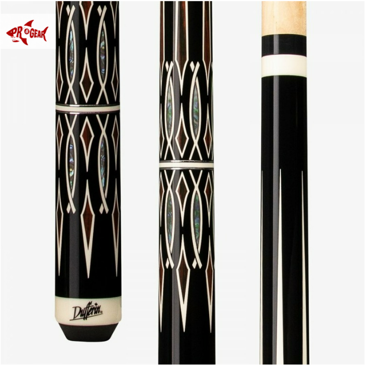 Players D-SE34 Pool Cue - Precision Special Inlays | Hard Rock Maple | Le Pro Tip | Irish Linen Wrap | Lifetime Warranty