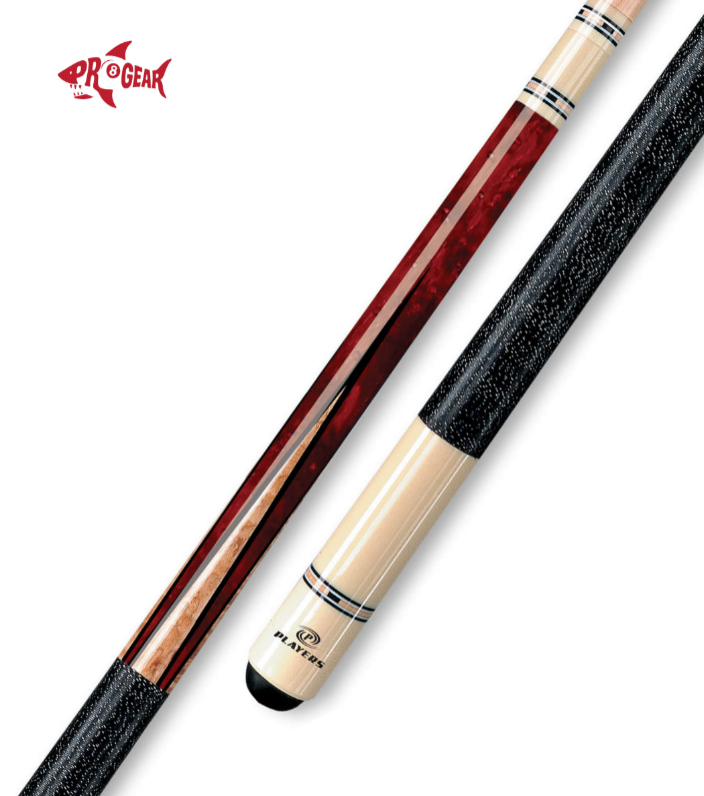 Players C9923 Pool Cue - Birdseye Maple Points | Hard Rock Maple | Le Pro Tip | Irish Linen Wrap | Lifetime Warranty
