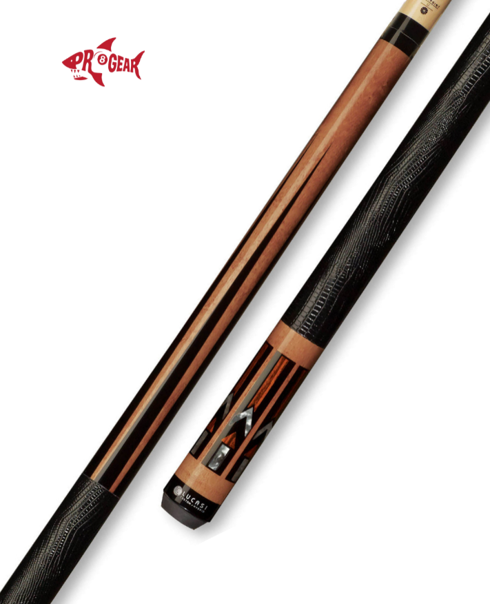 Lucasi LHC93 Pool Cue - Stylish Points Design | Zero Flex Low Deflection Shaft | Uni-Loc Joint | Everest Tip