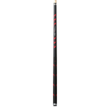 Lucasi Hybrid Rival Pool Cue - Black & Metallic Red Matte Finish with Rival G5 Grip (LHRV23)