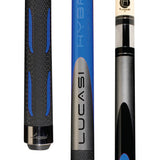 Lucasi LH10 Pool Cue - Traditional Wood Inlay Points | Zero Flex Low Deflection Shaft | Uni-Loc Joint | Everest Tip