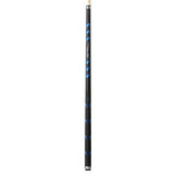 Lucasi Hybrid Rival Pool Cue – Black & Metallic Blue Matte Finish with Rival G5 Grip (LHRV21)