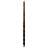 Lucasi Hybrid Rival Pool Cue – Black & Metallic Orange Matte Finish with Rival G5 Grip (LHRV25)
