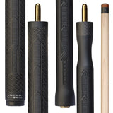 Lucasi LHAH2 Pool Cue - Exotic Wood Precision Inlays | Zero Flex Low Deflection Shaft | Uni-Loc Joint | Everest Tip