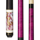Players C946 Pool Cue - Stained Points Design | Hard Rock Maple | Le Pro Tip | Irish Linen Wrap | Lifetime Warranty